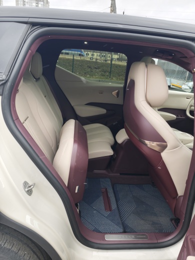 Zeekr X комплектация YOU (4 места) Бежевый на бордово-белом салоне