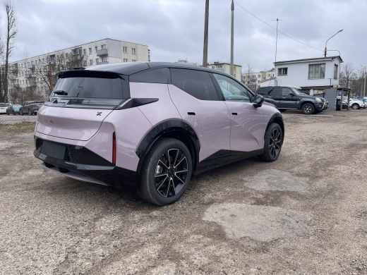 Zeekr X комплектация YOU (4 места) Розовый на бордовом салоне