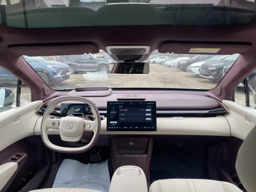 Zeekr X комплектация YOU (4 места) Розовый на бордовом салоне