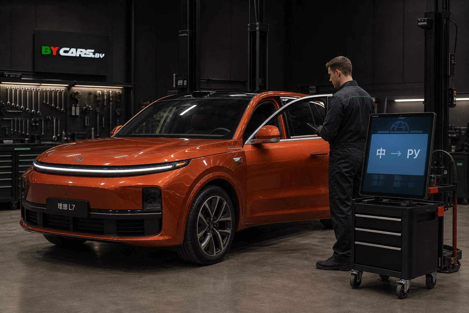 Li Auto / Lixiang L7: локализация штатного интерфейса Li Auto / Lixiang L7 — иллюстрация к материалу