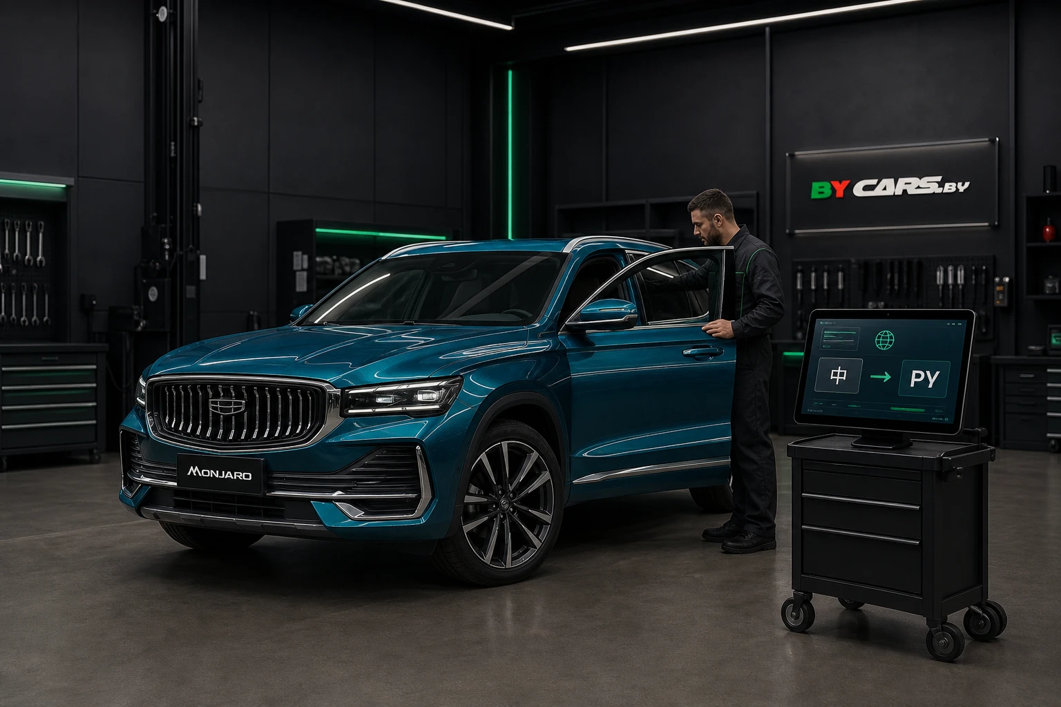 Geely Monjaro &mdash; иллюстрация к материалу